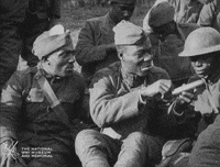 NationalWWIMuseum black and white military shell footage GIF