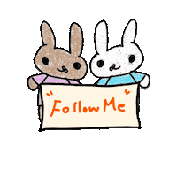 Follow Me Friends Sticker