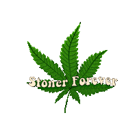 kannabis_kat smoke weed cannabis forever Sticker