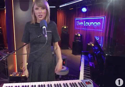 taylor swift tap GIF by BBC Radio 1
