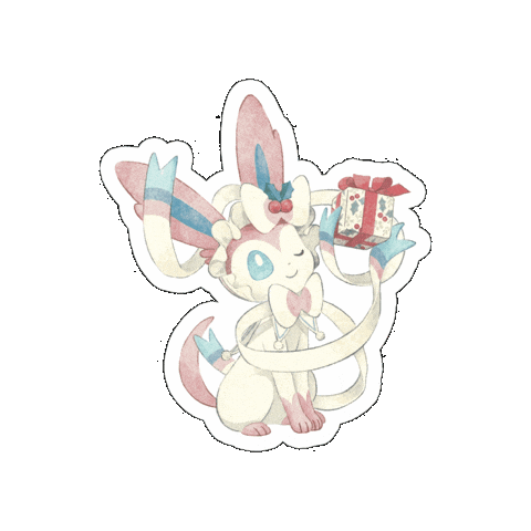 Christmas Winter Sticker by Pokémon