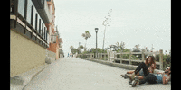 TheKimberlyCole girl tired boy skating GIF