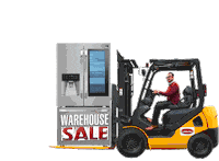 GerhardsAppliance ian refrigerator warehouse forklift Sticker