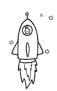 Space Stars Sticker