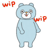 Happy Work In Progress Sticker