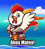 Pirate Ahoy Matey GIF by Zorooster