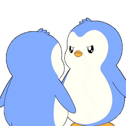 Fight Stop It Sticker by Pudgy Penguins