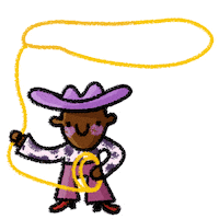 Cowboy Rodeo Sticker