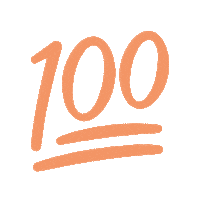 100 Sticker by Mujer In Time