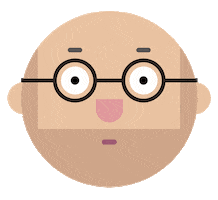 Bald Head Sticker by Little James