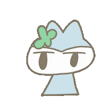 Dot Dot Dot Cat Sticker
