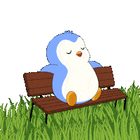Chill Chilling Sticker by Pudgy Penguins
