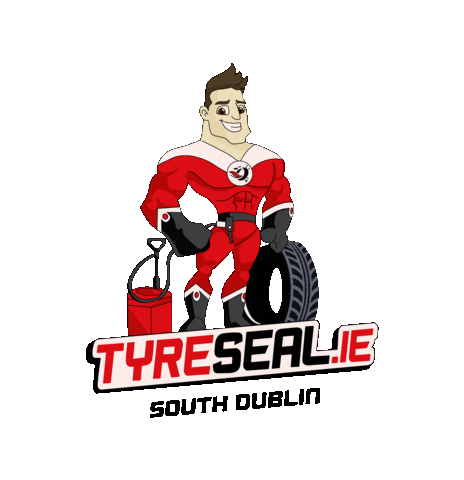 tyreseal_ie car cars ireland motorbike Sticker