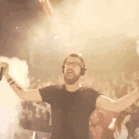 Party Crowd GIF by Silent Disco Austria