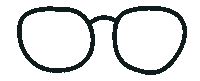 Look Glasses Sticker by TeaBag