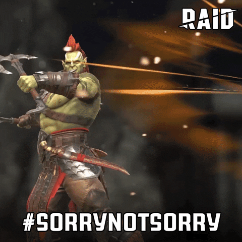 Sorry Not Sorry Win GIF by Raid Shadow Legends