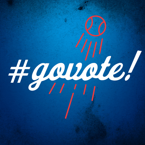 Voting Los Angeles Dodgers GIF by #GoVote
