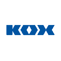 KOXdirect logo blue pulsing kox Sticker