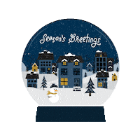 Merry Christmas Snow Sticker by Jessica Lau