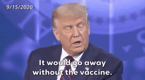 Donald Trump Vaccine GIF by Election 2020