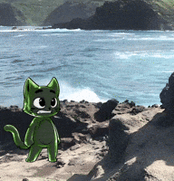 HeroGalaxyNFT cat wow waves hg GIF
