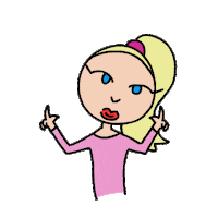 Happy Girl Dance Sticker by Thomas Kastrati