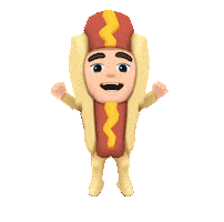 Hot Dog Dancing Sticker by Futureplay Games
