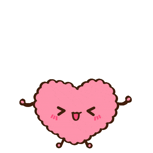 Excited Heart Sticker by Younghearts