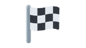 emojivid emoji flag emojivid chequeredflag Sticker