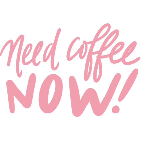 coffee morning Sticker by Thimblepress