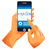 lifecom_oficial vivo nuvem telefonia conectividade Sticker