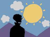 emmadoesartonline sun man boy sunny GIF