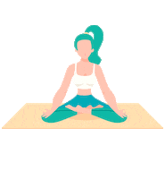 Yoga Meditation Sticker by Pacha Mama