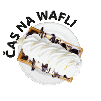 Waffle Sticker by Jana