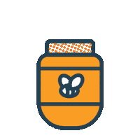 aspcapetinsurance food bee honey foods Sticker