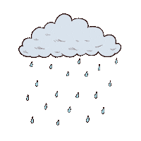 Rain Spring Sticker