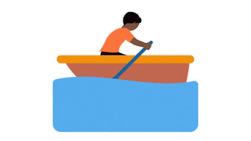 Boat Person Sticker by EmojiVid