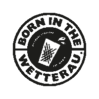 BORNINTHEWETTERAU hessen apfelwein wetterau bitw Sticker