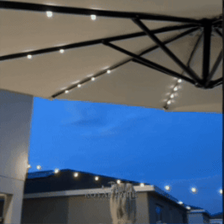 Sombrilla Lateral LED Beige Kushiro