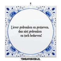 Nl Spreuk Sticker by Tegelspreuken.nl