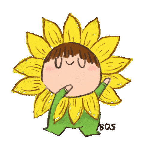 dingsleepy dance sunflower dingsleepy Sticker