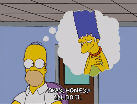 homer simpson thought bubble GIF
