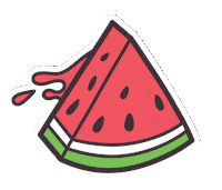 Watermelon Summer Reading Sticker by Skokie Public Library