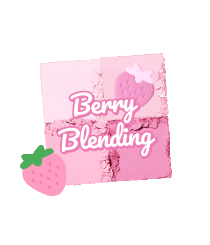 Strawberry Shadow Sticker by BY ECOM