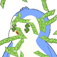 Federal Reserve Money Sticker by Pudgy Penguins