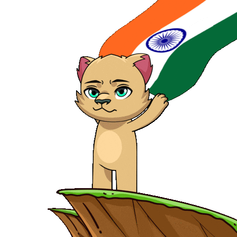 Independence Day India Sticker by Kabu