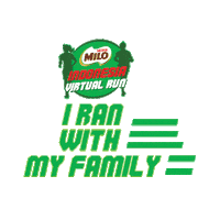 Sport Running Sticker by MILO Indonesia