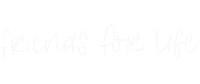 Friends Lettering Sticker