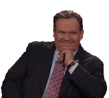 andy richter shrug Sticker by Team Coco