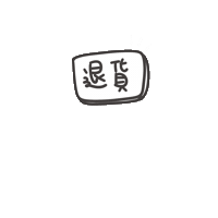 度菇13咦的茶水間 Sticker